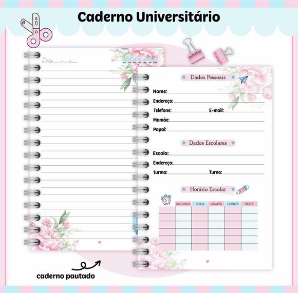 Caderno Universitário Grande - Cinderela 02