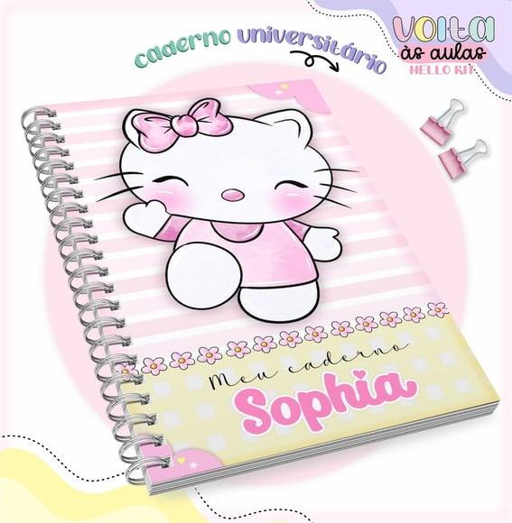 Caderno Universitário Grande - Hello Kitty