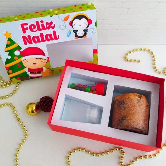 Caixa Mini Confeiteiro - Feliz Natal Kids