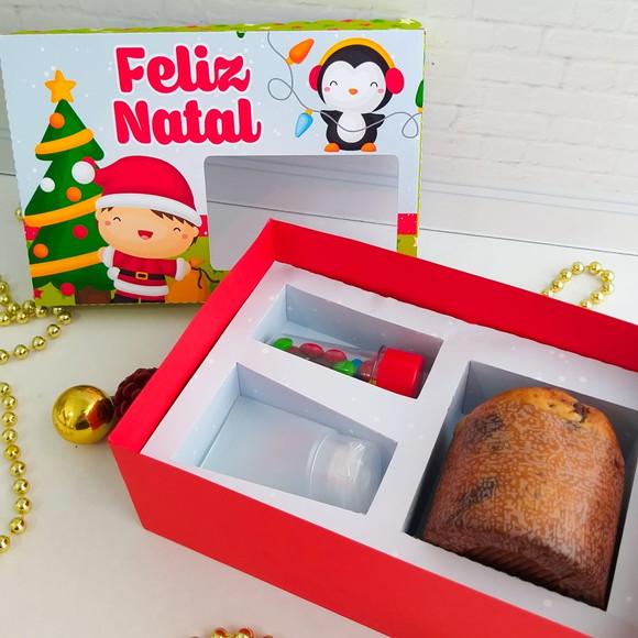 Caixa Mini Confeiteiro - Feliz Natal Kids