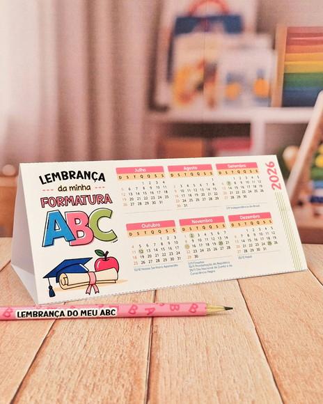 Calendário Lembrança de Formatura - Abc / Educação Infantil