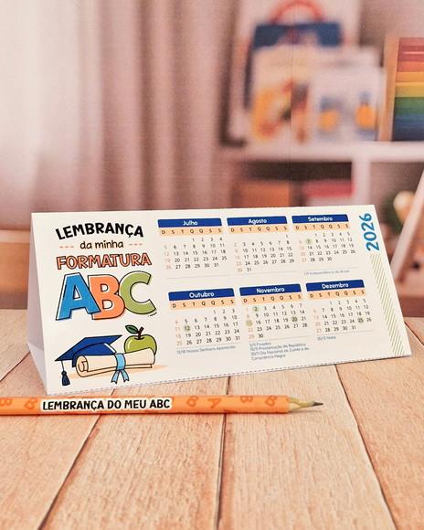 Calendário Lembrança de Formatura - Abc / Educação Infantil