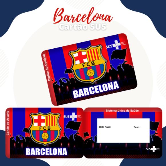 Cartão Sus - Plastificado - Barcelona