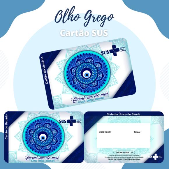 Cartão Sus - Plastificado - Olho Grego