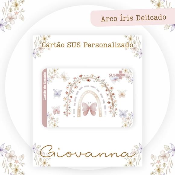 Cartão Sus - Pvc - Arco Iris Delicado
