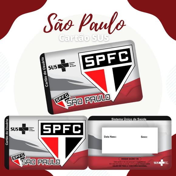 Cartão Sus - Pvc - Futebol Sao Paulo