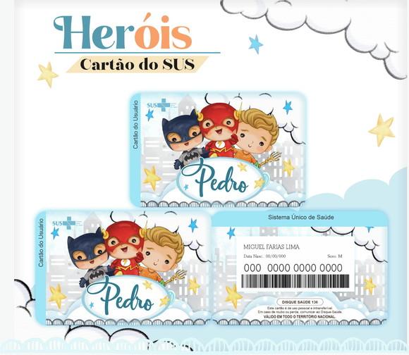 Cartão Sus - Pvc - Herois