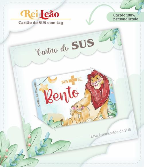 Cartão Sus - Pvc - Rei Leão