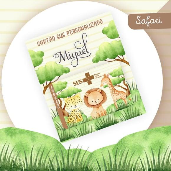 Cartão Sus - Pvc - Safari