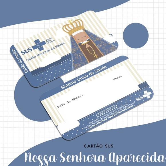 Cartão Sus - Pvc - Nossa Senhora Aparecida