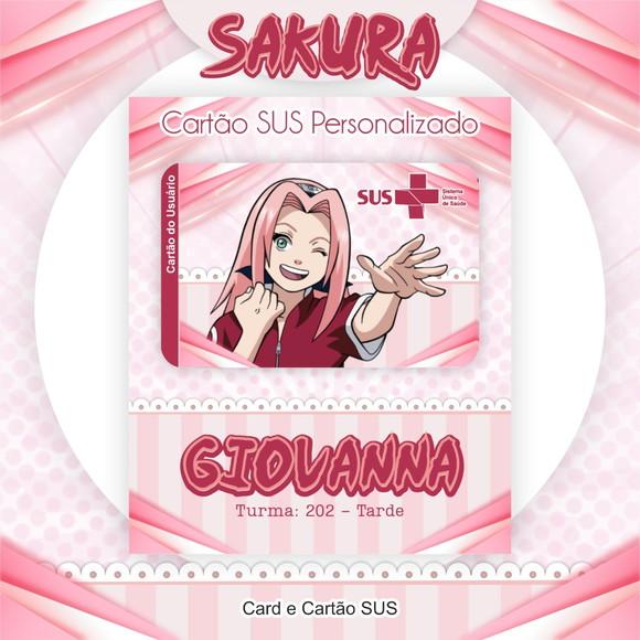Cartão Sus - Pvc - Sakura