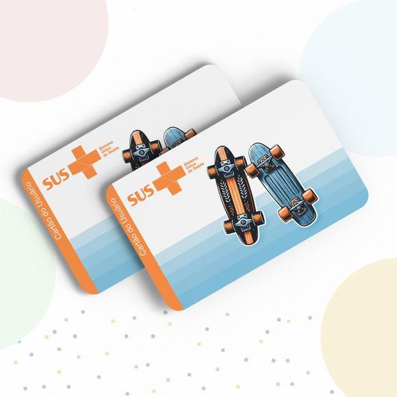 Cartão Sus - Pvc - Skate