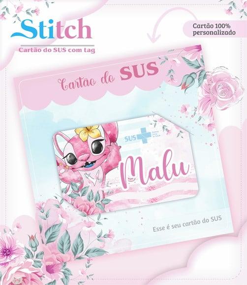 Cartão Sus - Pvc - Stitch Angel