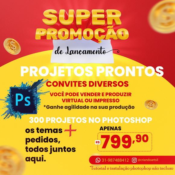 Combo Projeto Convites Virtuais/ Impressos