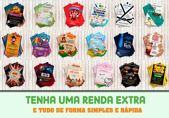 Combo Projeto Convites Virtuais/ Impressos