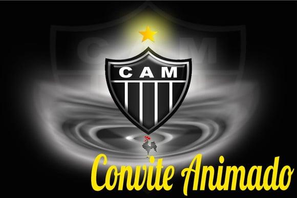 Convite Animado - Atletico Mineiro (3 Fotos)