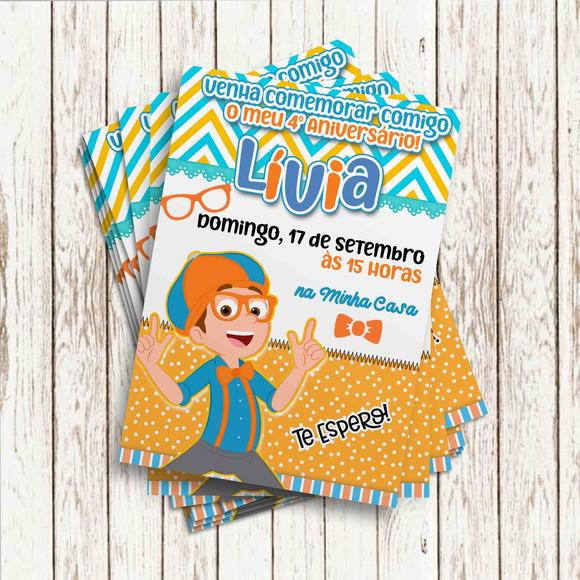 Convite Impresso - Blippi