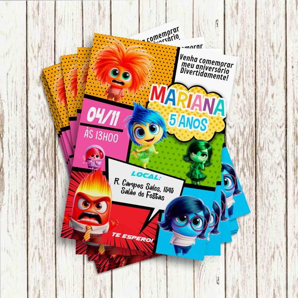 Convite Impresso - Divertidamente Cute