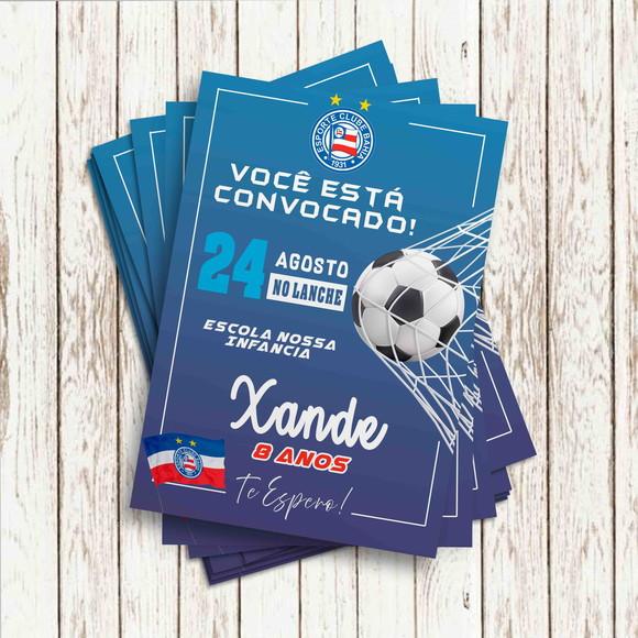 Convite Impresso - Futebol Bahia Fc