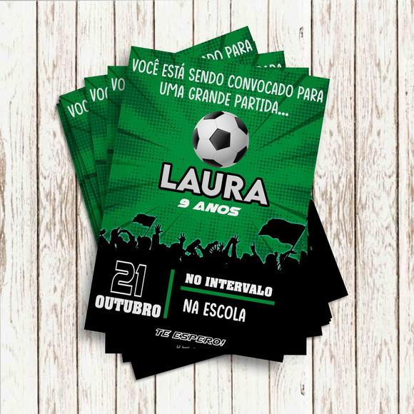 Convite Impresso - Futebol 02