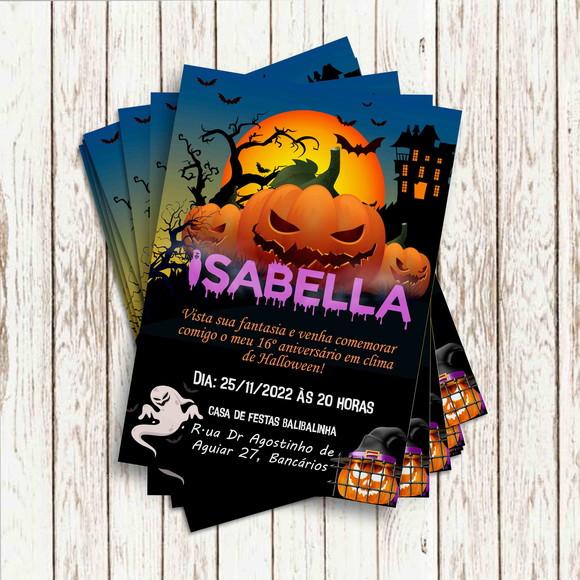 Convite Impresso - Halloween