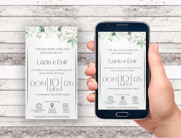Convite Interativo - Casamento / Bodas de Prata