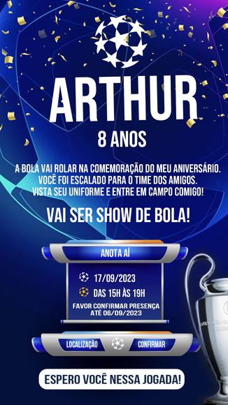 Convite Interativo - Champeons League
