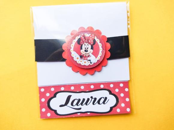 Convite Minnie Vermelha