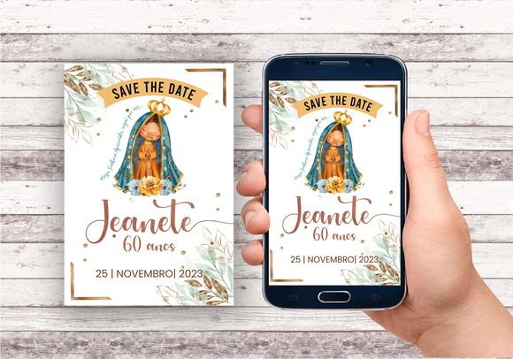 Convite Save The Date - Nossa Senhora