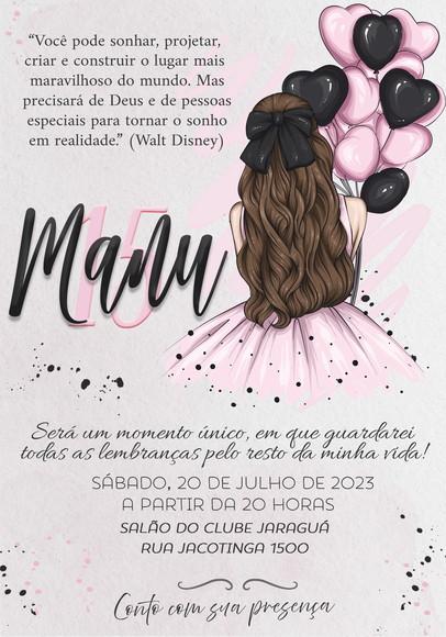 Convite Virtual - 15 Anos