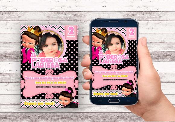 Convite Virtual - a Poderosa Chefinha com Foto
