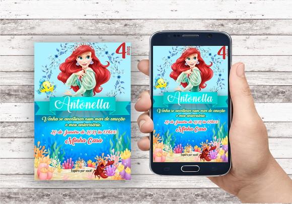 Convite Virtual - Ariel