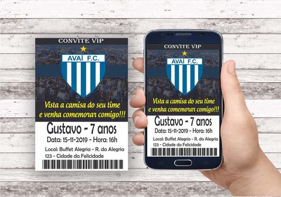 Convite Virtual - Avaí Fc