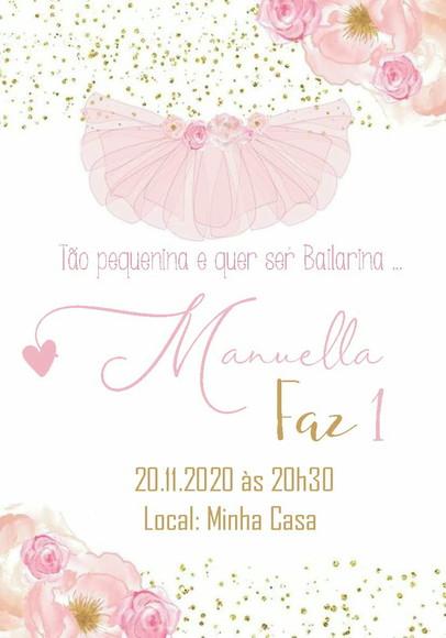 Convite Virtual - Bailarina 05
