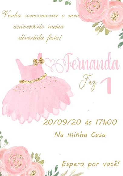 Convite Virtual - Bailarina 04