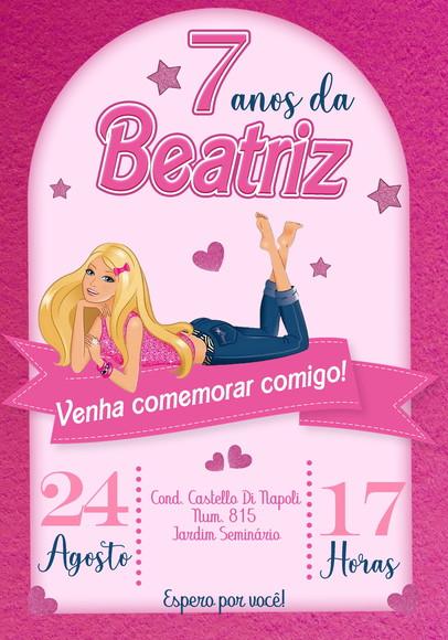 Convite Virtual - Barbie 03