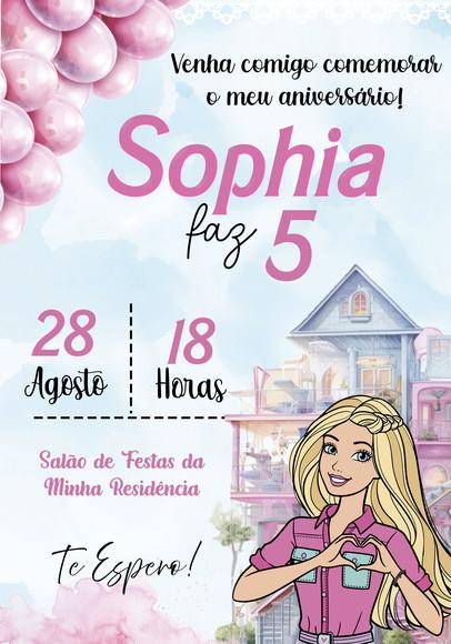 Convite Virtual - Barbie 05