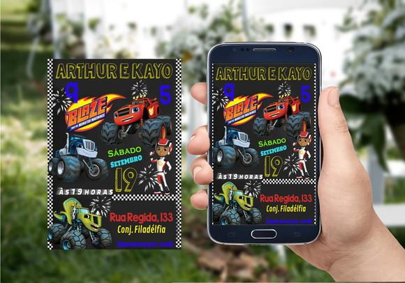Convite Virtual - Blaze Machine