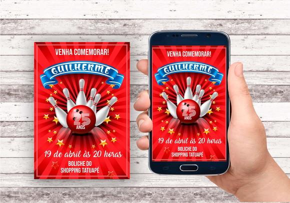 Convite Virtual - Boliche