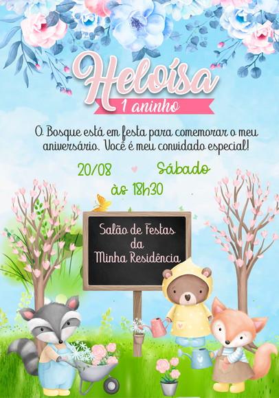 Convite Virtual - Bosque Encantado