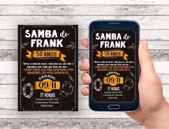 Convite Virtual - Boteco/ Samba