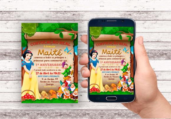 Convite Virtual - Branca de Neve 05