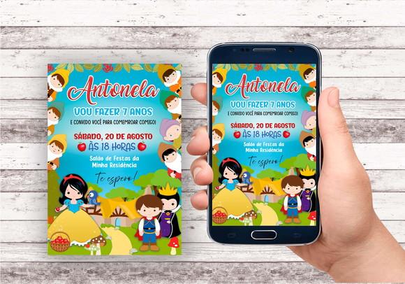 Convite Virtual - Branca de Neve 04