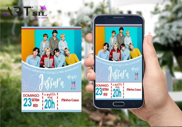 Convite Virtual - Bts 03