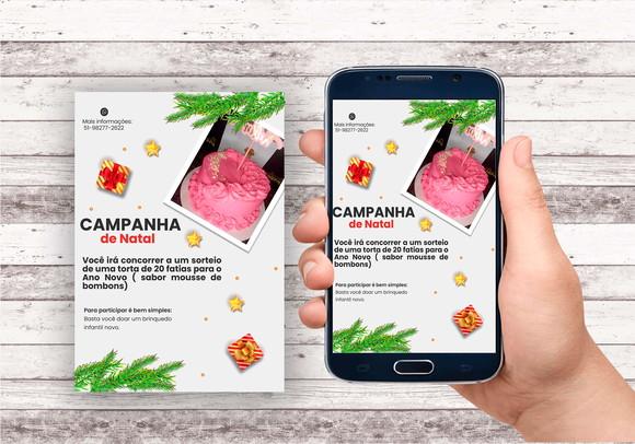 Convite virtual - Campanha de Natal 01 (com foto)