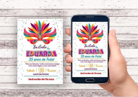 Convite Virtual - Carnaval 03