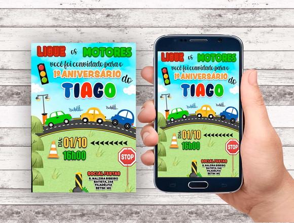 Convite Virtual - Carrinhos