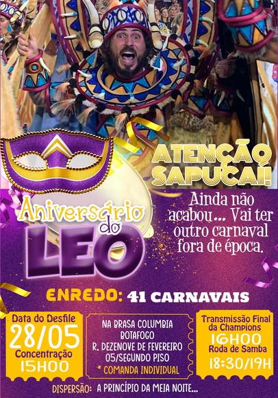 Convite Virtual - Carnaval com Foto