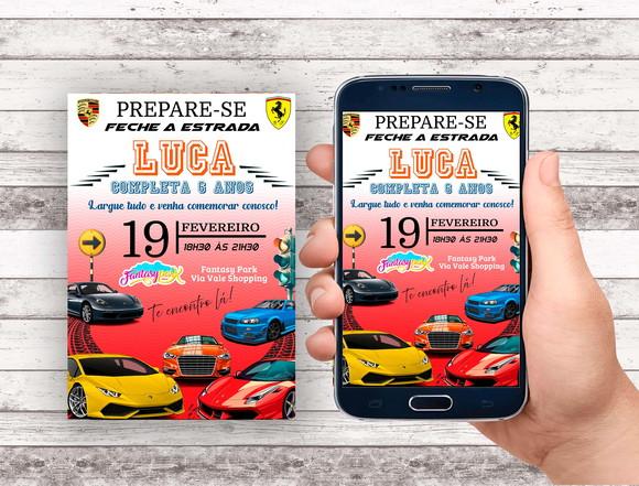 Convite Virtual - Carros Importados