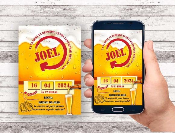 Convite Virtual - Cerveja Skol